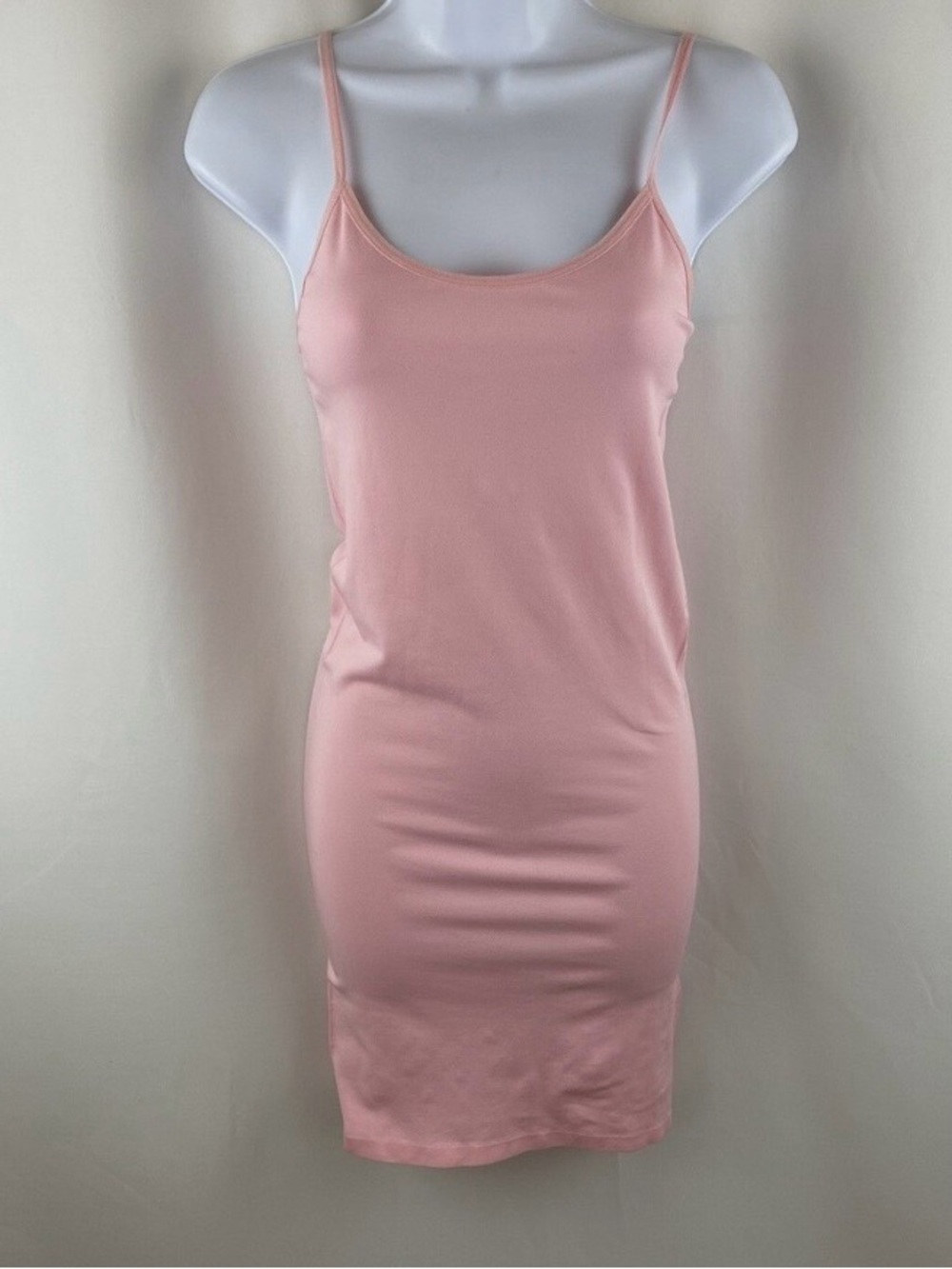 Chriss Zoe OS Tight Bodycon Stretch Spaghetti Strap Sexy Mini Dress - Picture 14 of 15